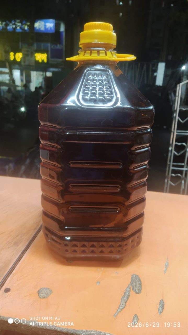 কাঠের ঘানির খাঁটি সরিষার তেল - ছবি 2